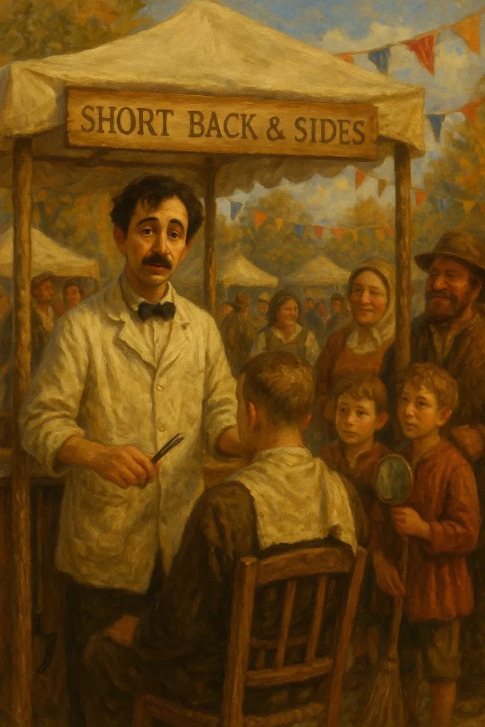 ADOLF HITLER - THE VILLAGE IDIOT - THE VITALIZER - THE BARBER