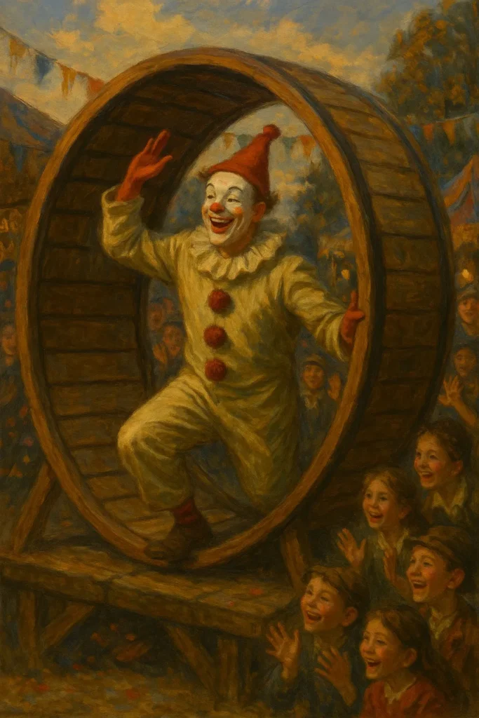 SISYPHUS - SEAN LOCK - THE BRINGER OF JOY - CIRCUS CLOWN