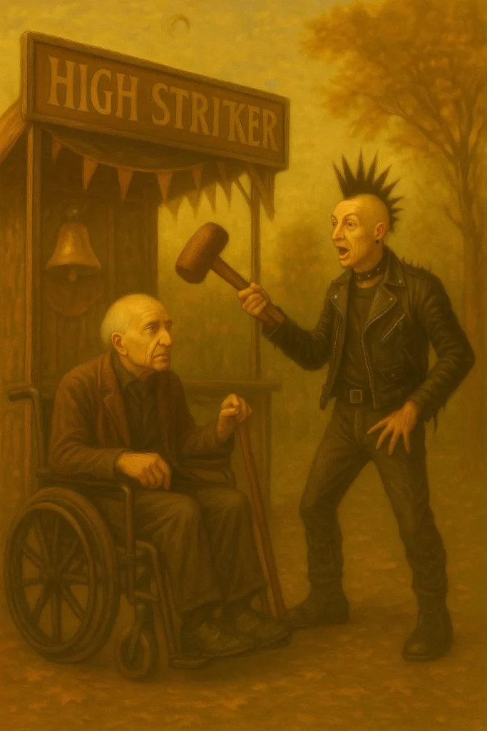 THE VILLAGE IDIOT - RUBEN - HIGH STRIKER - THE 13