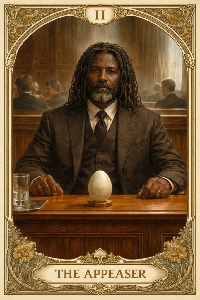 TAROT CARD II - THE APPEASER - AUGUSTIN - AUGUSTINS TALE