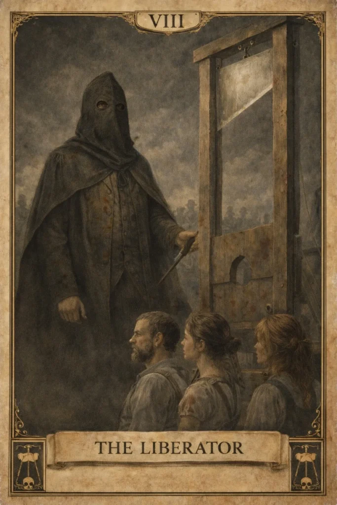 TAROT CARD VIII - THE LIBERATOR - GEORGE WASHINGTON - GEORGE WASHINGTONS TALE